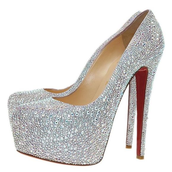 Custom Louboutins - Strassed, Authentic - Picture 1 of 3